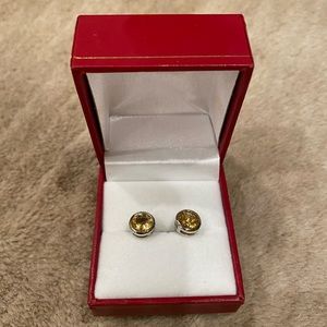 Cute silver plated earrings